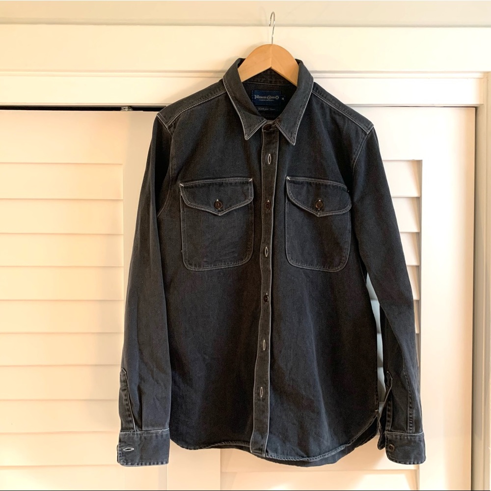 Freenote Cloth utility shirt - charcoal. Size M